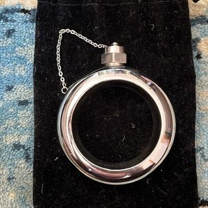Cynthia Rowley Flask Bracelet in Silver. Retails for $365 but sold out!